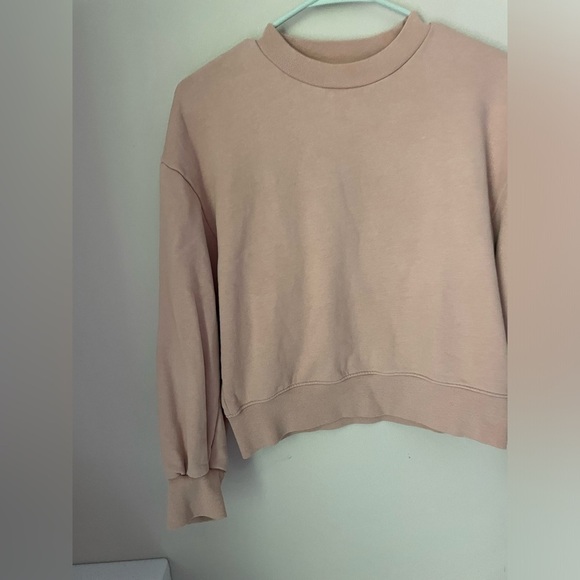 & Other Stories Pink Pullover Sweatshirt Size Small - Picture 2 of 9